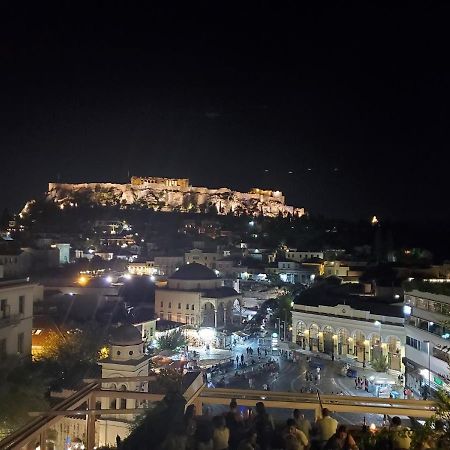 אתונה Sunny Studio With Parthenon View Balcony מראה חיצוני תמונה